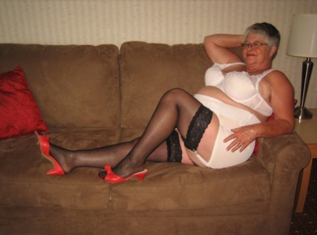 granny caught playing nude pics 1