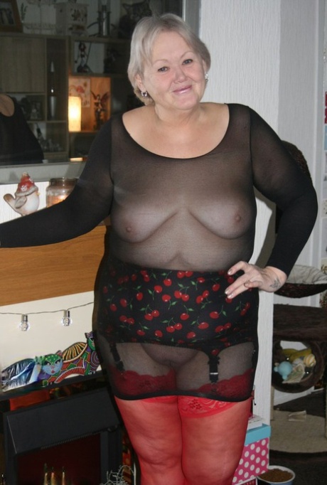 bbw granny pounded naked photo 1